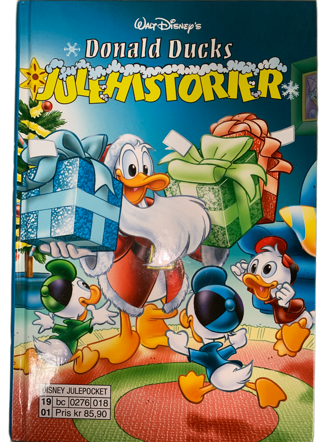 Walt Disney, 1999. Donald Ducks julehistorier. Bok.