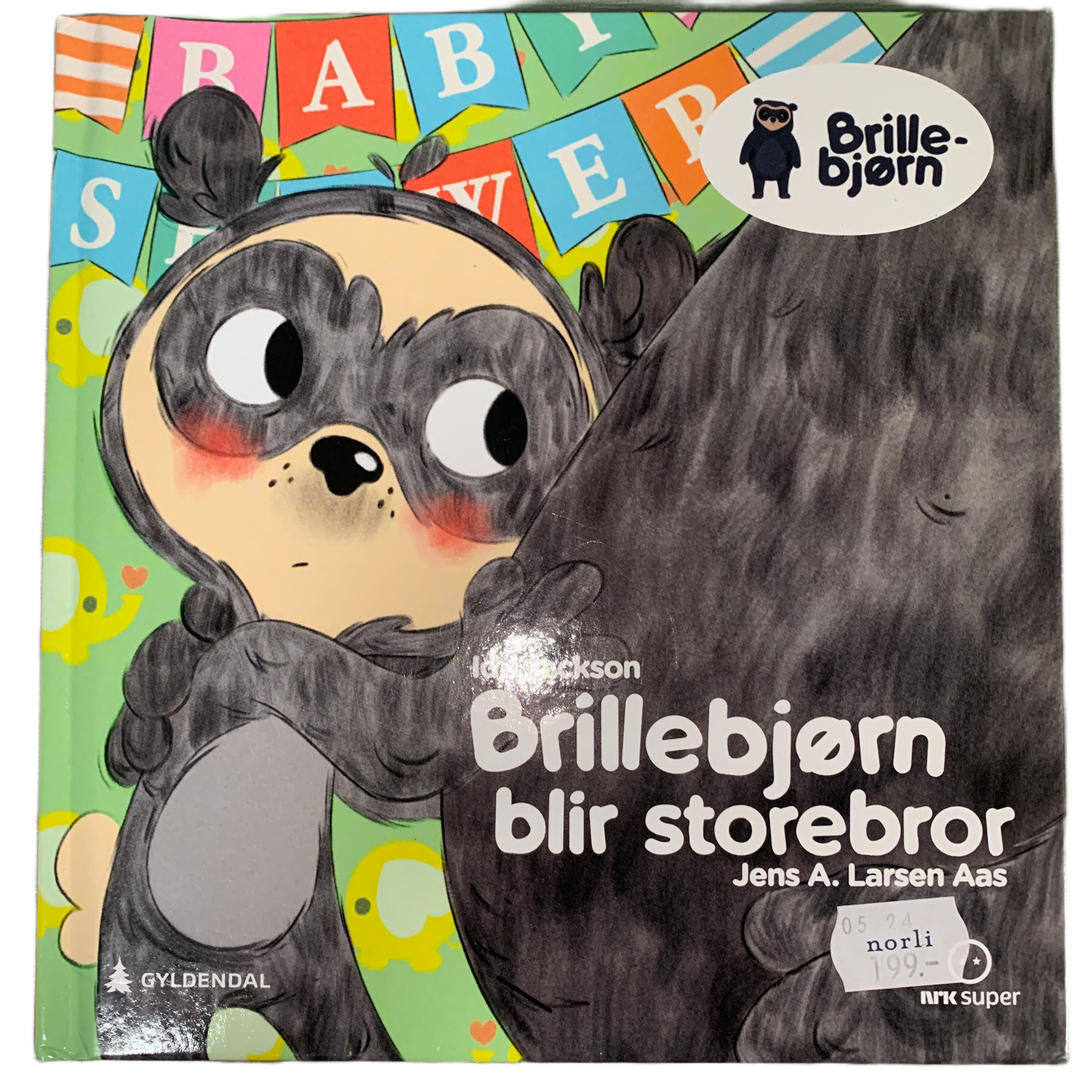 Ida Jackson og Jens A. Larsen Aas. 2019. Brillebjørn blir storebror. Bok.