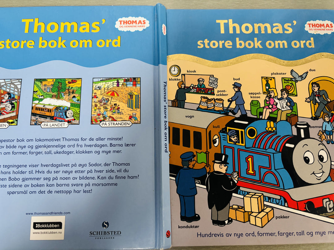 Thomas og vennene hans. 2008. Thomas' store bok om ord. Bok.