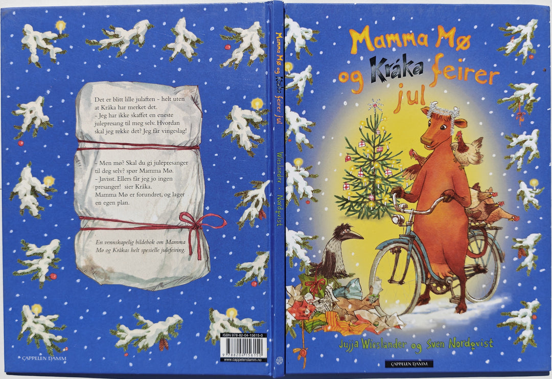 Jujja Wieslander og Sven Nordqvist. 2004. Mamma Mø og Kråka feirer jul. Bok.