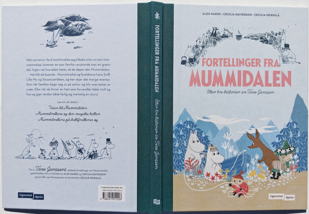 Alex Haridi, Cecilia Davidsson og Cecilia Heikkilä. 2020. Fortellinger fra Mummidalens. Bok.