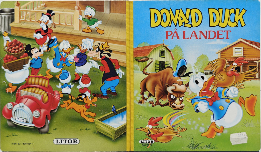 Walt Disney, 1987, Donald Duck på landet. Bok.
