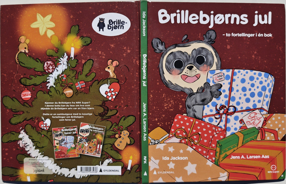 Ida Jackson og Jens A. Larsen Aas, 2012, Brillebjørns jul - to fortellinger i én bok. Bok.