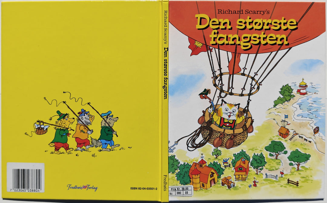 Richard Scarry, 1989, Den største fangsten. Bok.