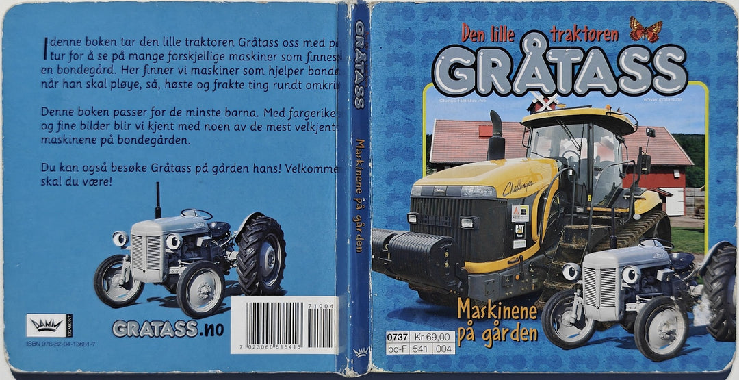 Den lille traktoren Gråtass, 2007, Maskinene på gården. Bok.