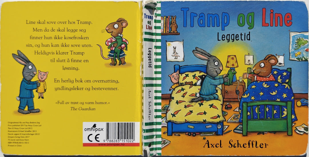 Axel Scheffler, 2013, Tramp og Line - Leggetid. Bok.
