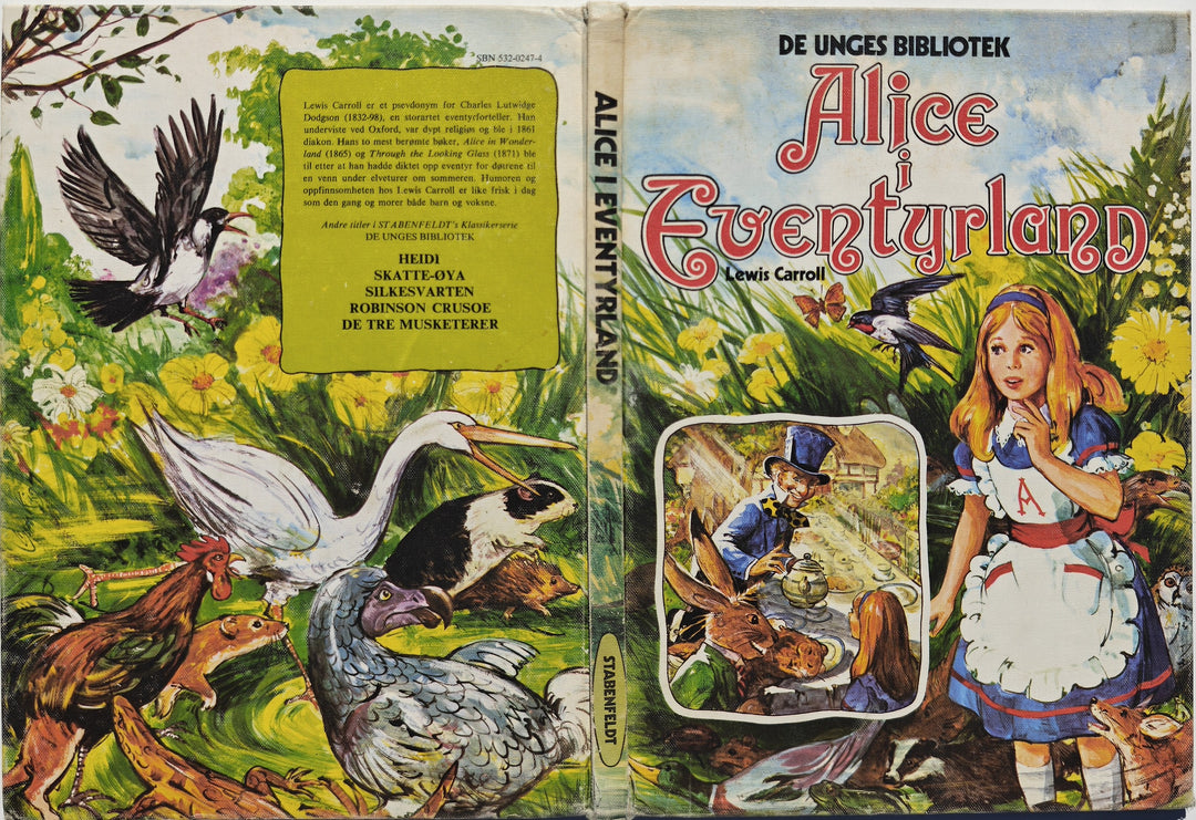 Lewis Carroll, Alice i Eventyrland. Bok.