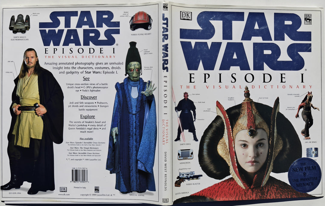 David West Reynolds, 1999, Star Wars: Episode I - The Visual Dictionary. Bok.