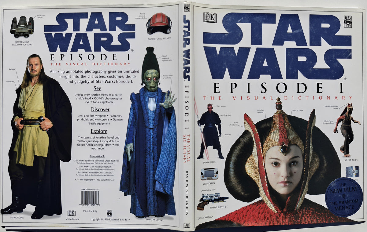 David West Reynolds, 1999, Star Wars: Episode I - The Visual Dictionary. Bok.