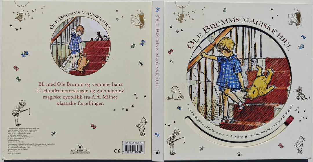 A.A. Milne, 2004, Ole Brumms magiske hjul. Bok.