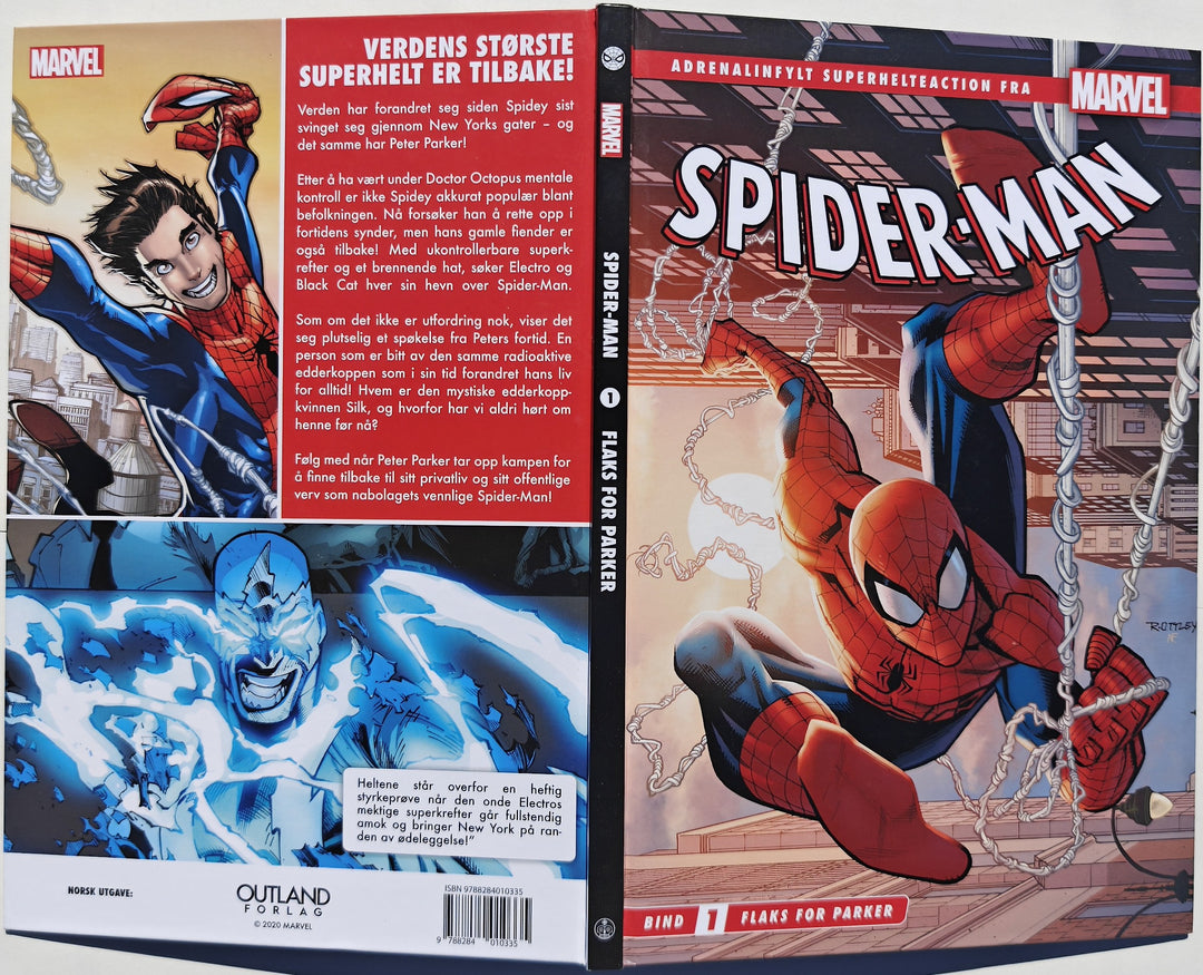 2020, Spider-Man - Bind 1: Flaks for Parker. Bok.