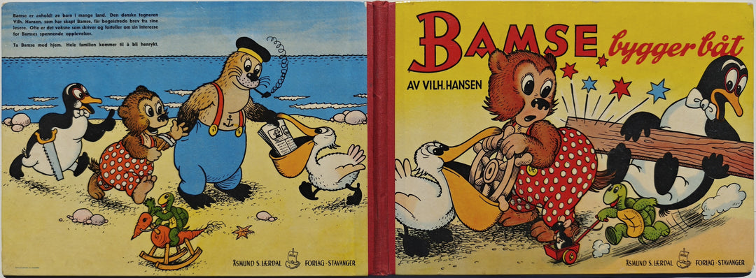 Vilhelm Hansen. 1971. Bamse bygger båt. Bok.