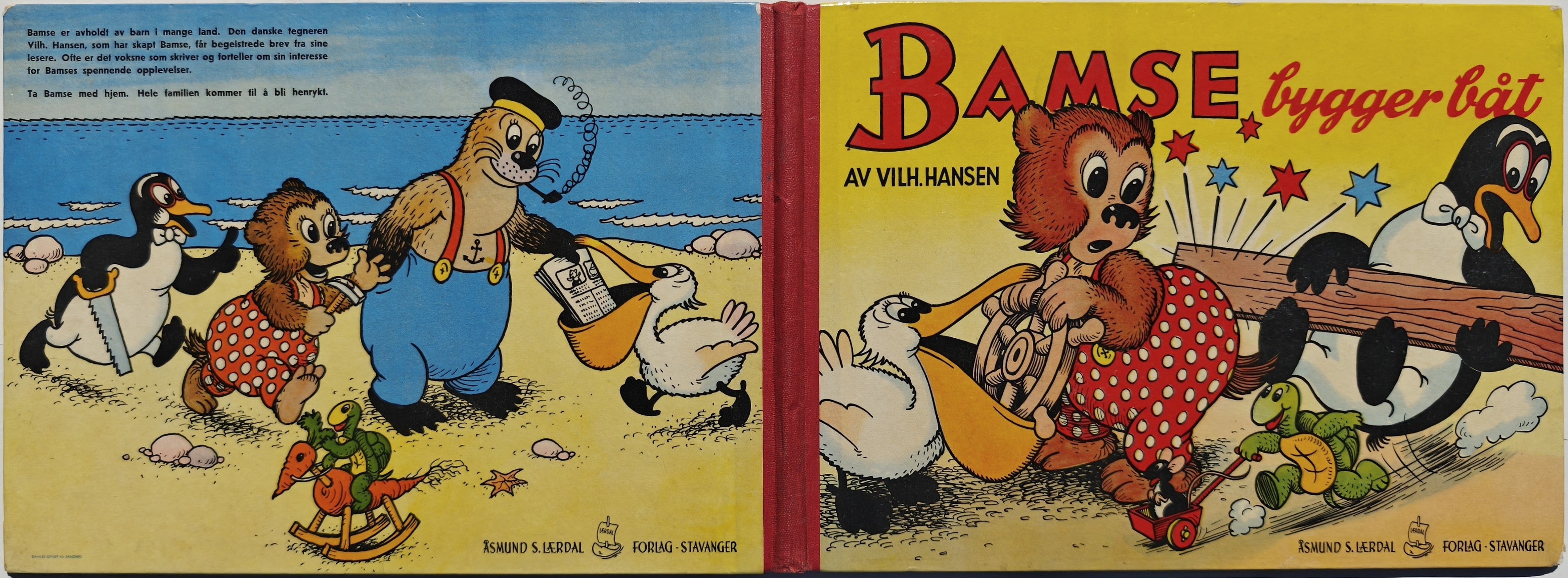 Vilhelm Hansen. 1971. Bamse bygger båt. Bok.