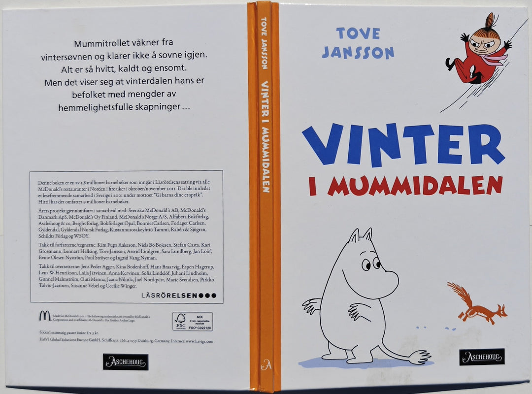 Tove Jansson. 2011. Vinter i Mummiparken. Bok.