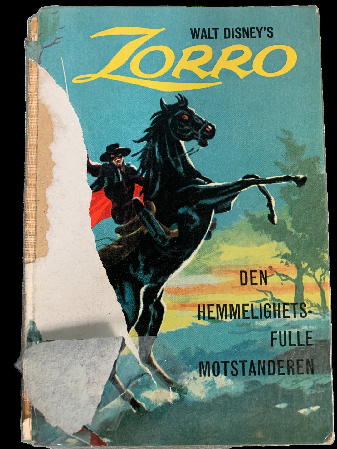 Walt Disney. Zorro – Den hemmelighetsfulle motstanderen. Bok.