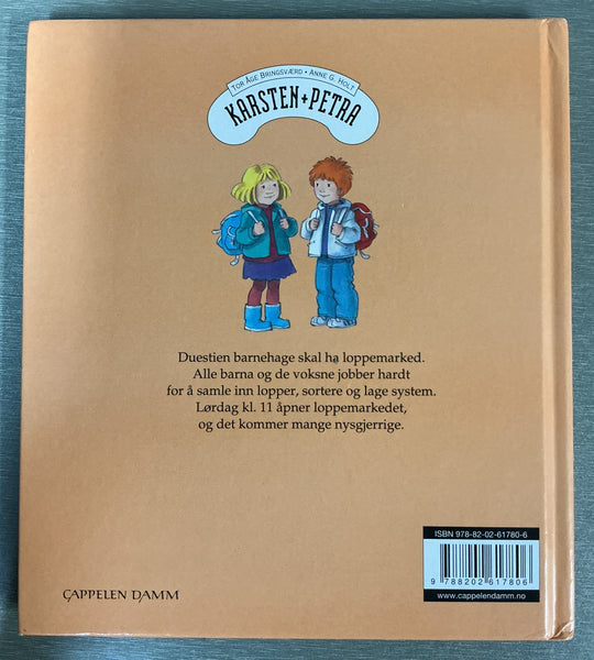 Tor Åge Bringsværd og Anne G. Holt. Karsten og Petra redder en tiger. Bok.