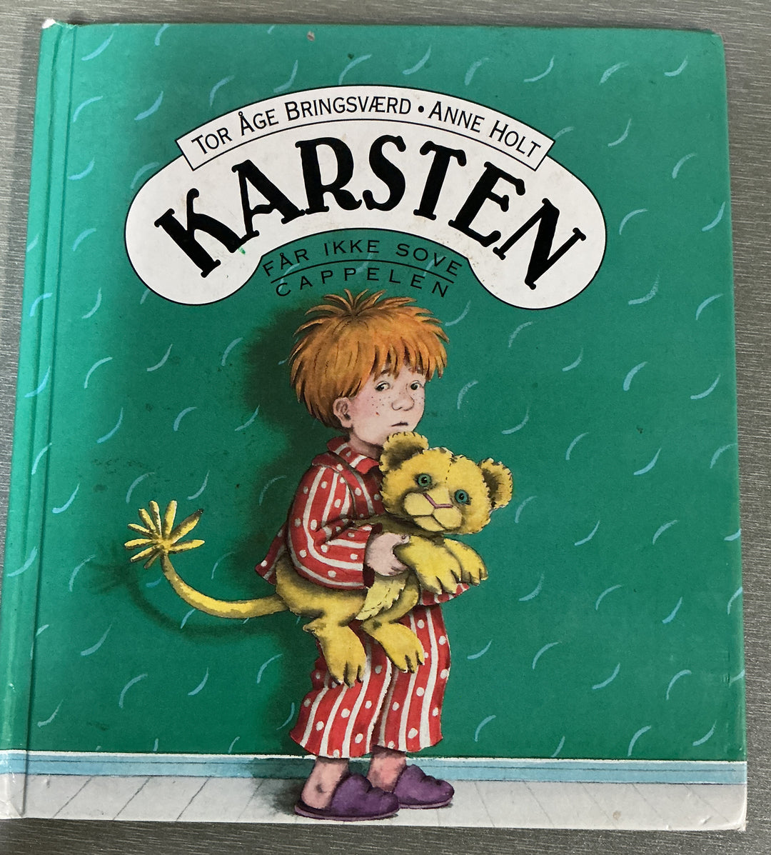 Tor Åge Bringsværd og Anne Holt. Karsten får ikke sove. Bok.