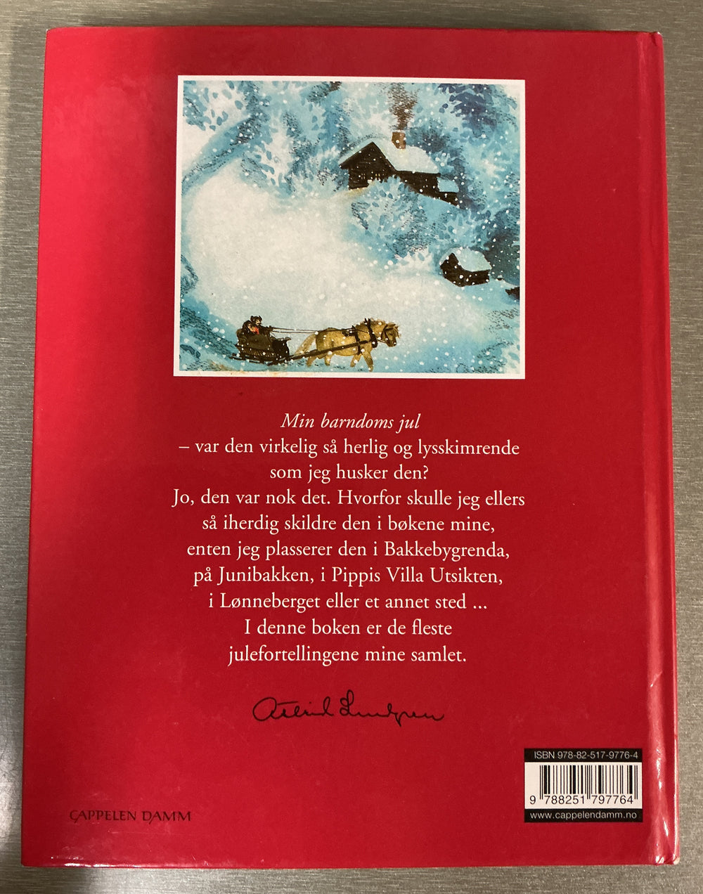Astrid Lindgren. Julefortellinger. Bok.
