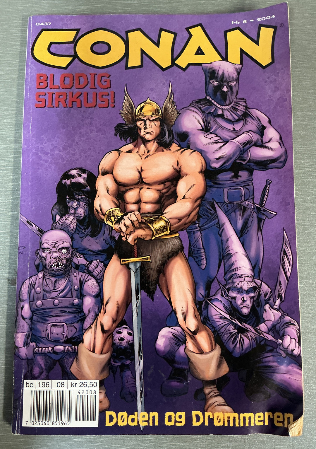 Conan 2004/08. Tegneserieblad