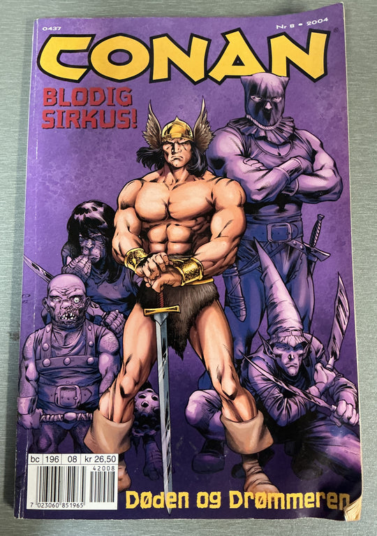 Conan 2004/08. Tegneserieblad