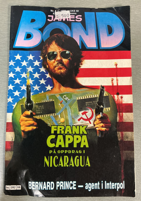James Bond 1986/08. Tegneserieblad