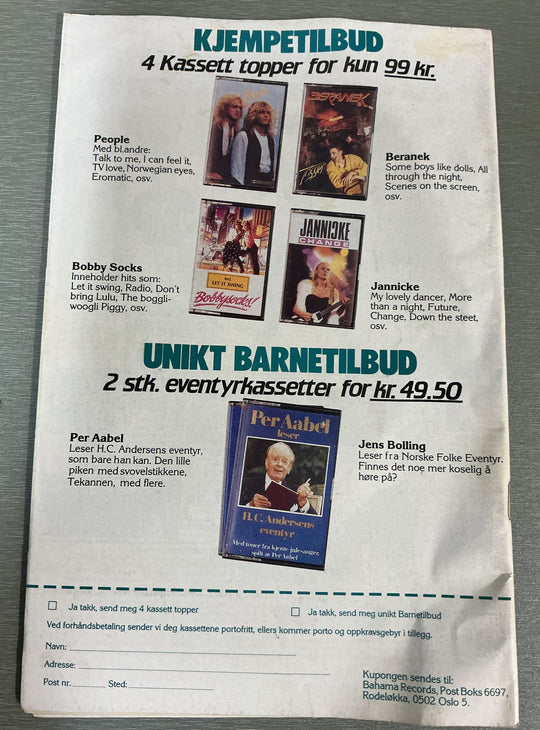 James Bond 1986/08. Tegneserieblad
