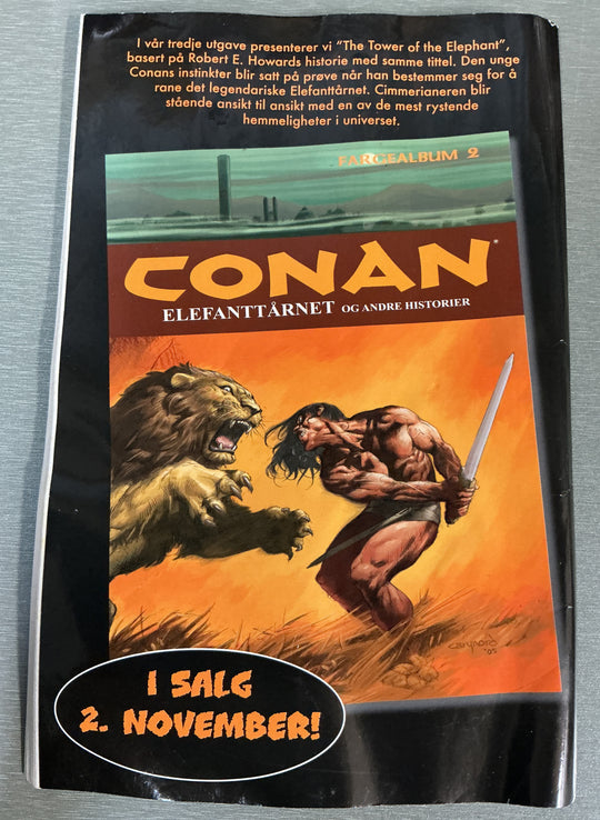 Conan Krønikene – Hevn i natten. Tegneserieblad
