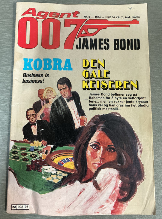 Agent 007 James Bond 1984/06. Tegneserieblad