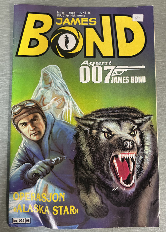 James Bond 1984/08. Tegneserieblad