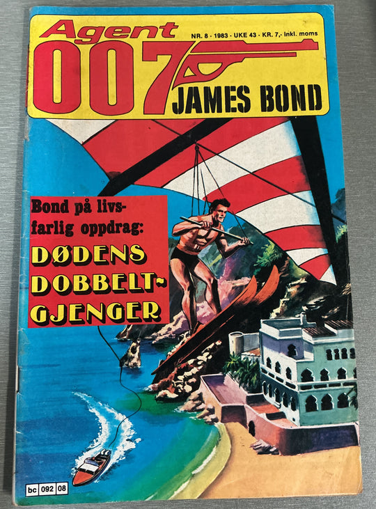 Agent 007 James Bond 1983/08. Tegneserieblad