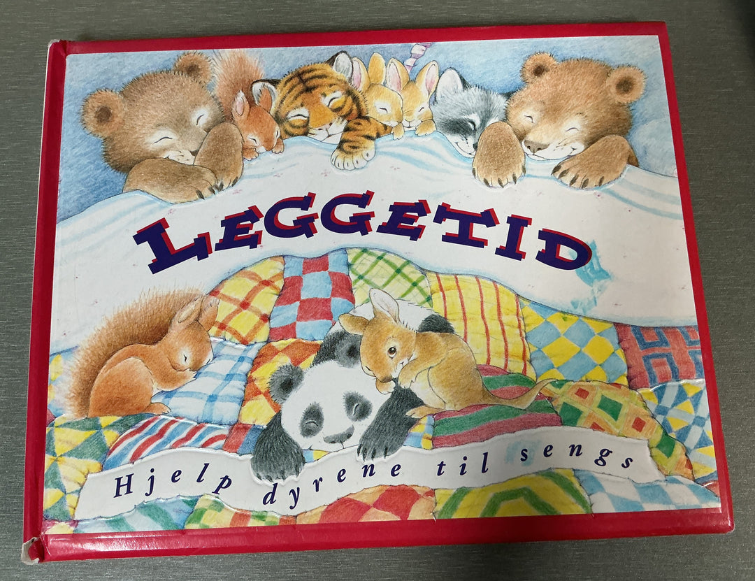 Leggetid – Hjelp dyrene til sengs. Bok.