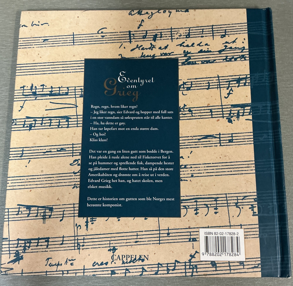 Minken Fosheim / Per Helge Moen. Eventyret om Grieg. Bok.