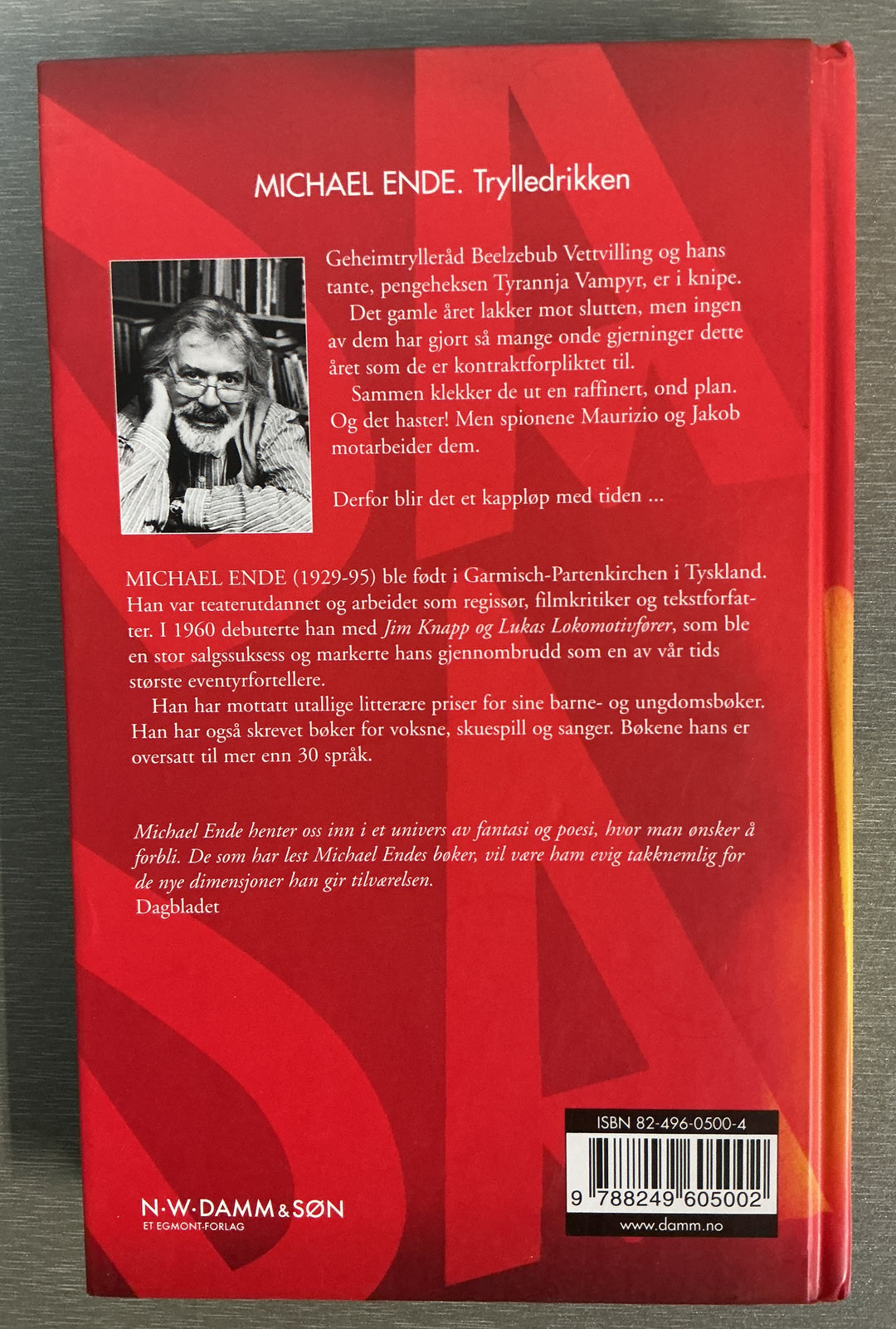 Michael Ende. Trylledrikken. Bok.