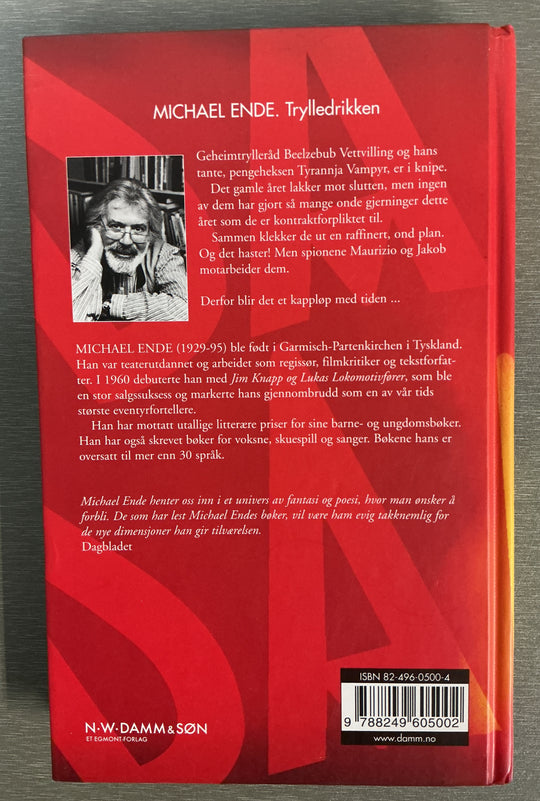 Michael Ende. Trylledrikken. Bok.