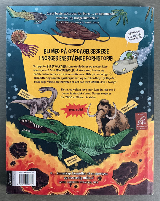 Reidar Müller og Sigbjørn Lilleeng. Supervulkaner og digre dinosaurer. Bok.