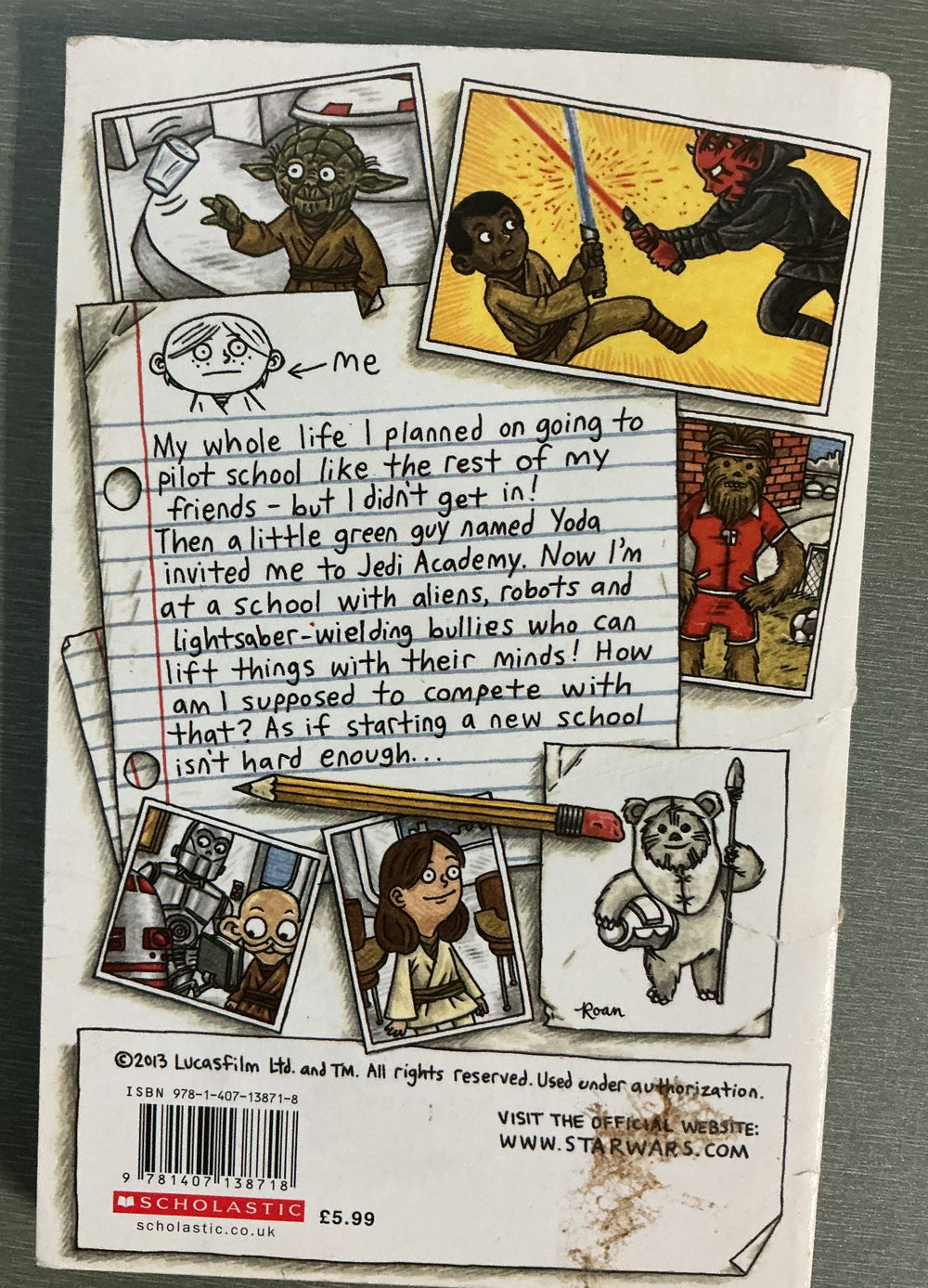 Jeffrey Brown. 2013. Star Wars Jedi Academy. Bok.