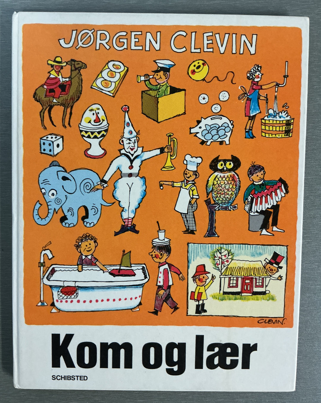 Jørgen Clevin. Kom og lær. Bok.