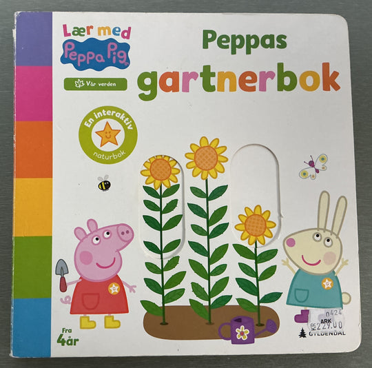 2024. Lær med Peppa Gris – Peppas gartnerbok. Bok.