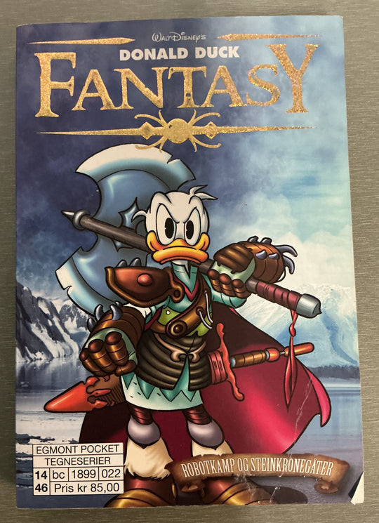 Donald Duck Fantasy – Robotkamp og steinkronegåter. Bok.
