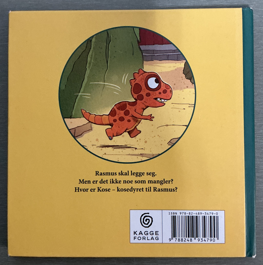 Lars Mæhle og Lars Rudebjer. Lille dinosaurgjengen – Rasmus finner ikke kosedyret. Bok.