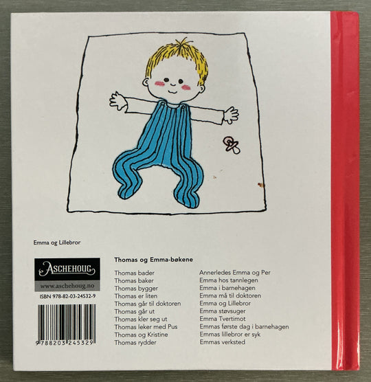 Gunilla Wolde. 2002. Emma og Lillebror. Bok.