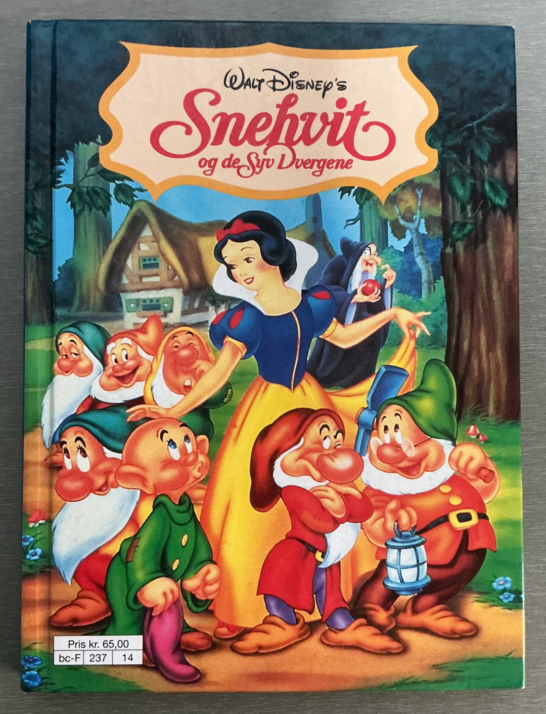 Walt Disney. Snehvit og de syv dvergene. Bok.