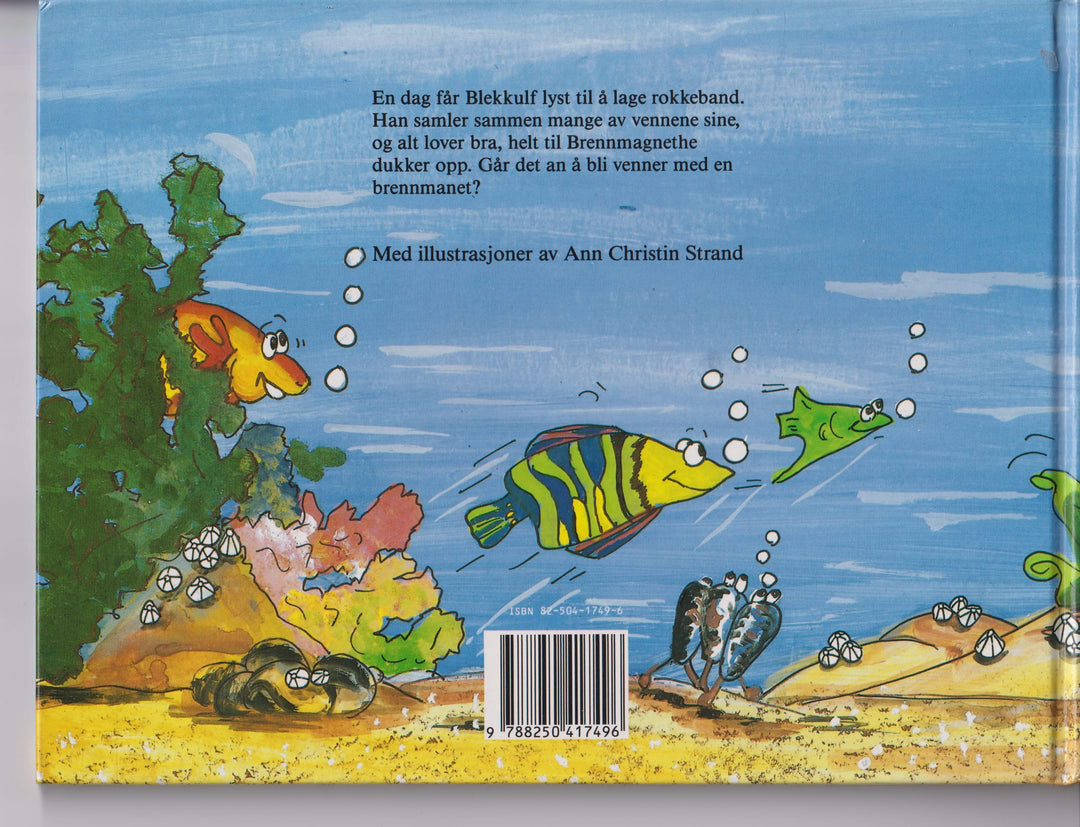 Bente Roestad. Blekkulf lager rokkeband. Bok.