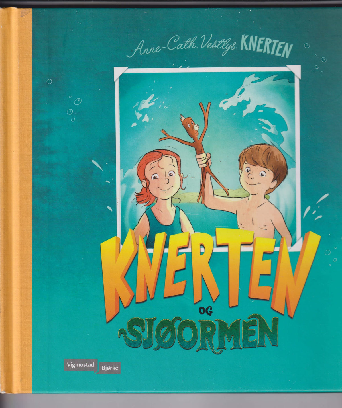 Anne-Cath. Vestly. Knerten og sjøormen. Bok.