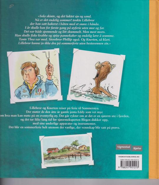 Anne-Cath. Vestly. Knerten og sjøormen. Bok.
