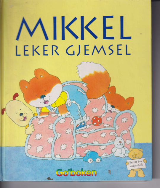 Colin og Jacqui Hawkins. Mikkel leker gjemsel. Bok.
