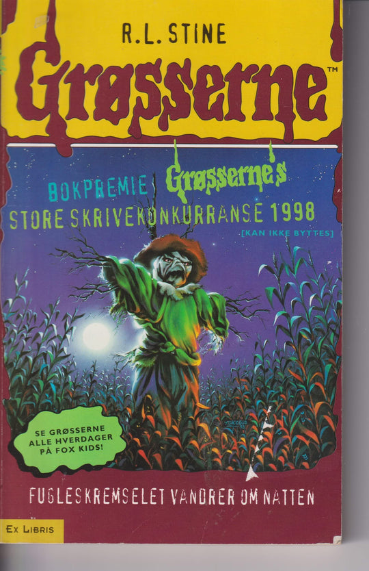 R.L. Stine. Grøsserne – Fugleskremselet vandrer om natten. Bok.