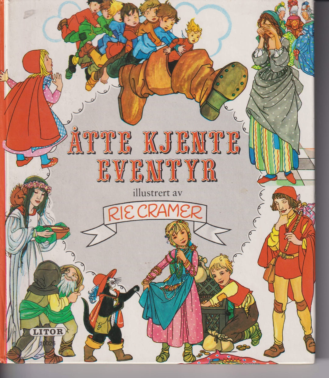Rie Cramer. 1989. Åtte kjente eventyr. Bok.