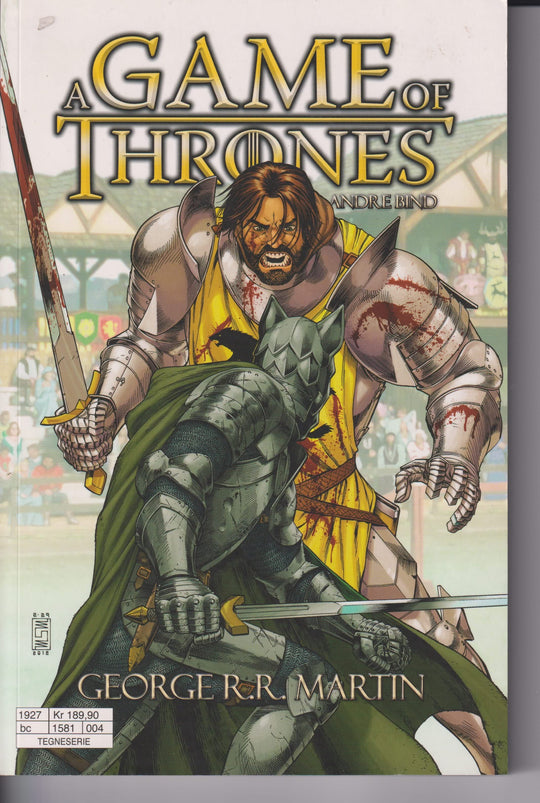 George R.R. Martin. A Game of Thrones – Andre bind. Bok.