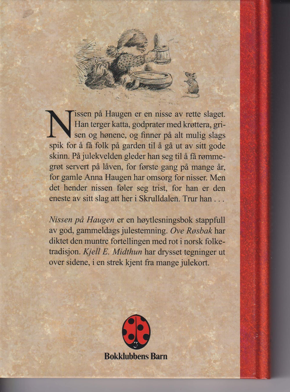 Ove Røsbak. Nissen på Haugen. Bok.